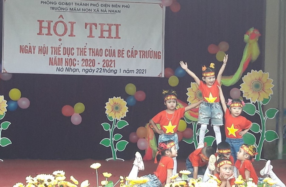 Hội thi " Ngày hội thể dục thể thao của bé" cấp trường năm học 2020-2021