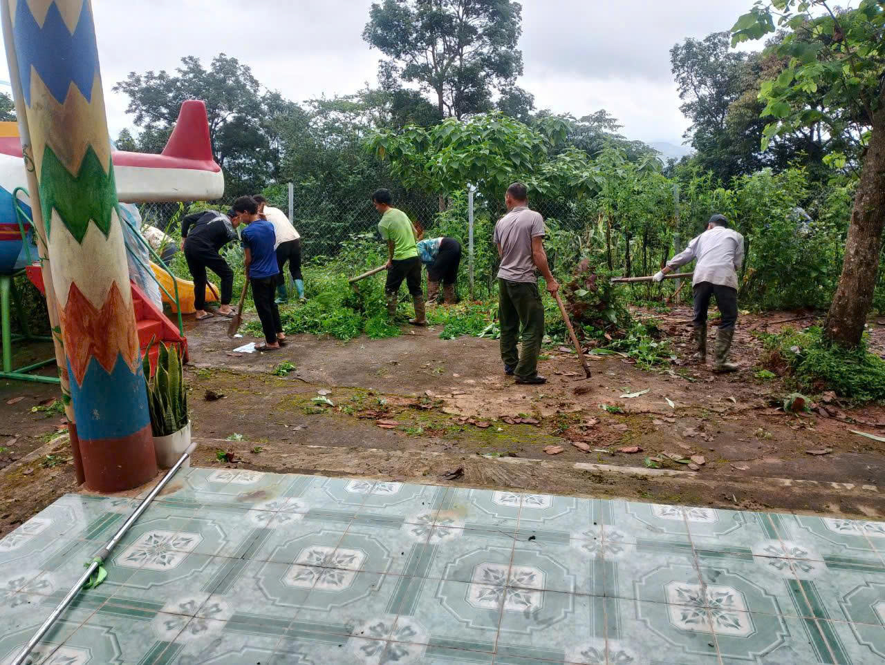 CÔNG TÁC CHUẨN BỊ CHO NĂM HỌC 2025-2026 CỦA TRƯỜNG MẦM NON XÃ NÀ NHẠN